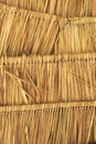 Straw pattern roof