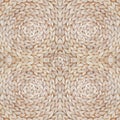 Straw pattern texture repeating seamless. Natural woven straw background. Royalty Free Stock Photo