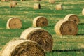 Straw piles Royalty Free Stock Photo