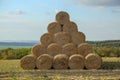 Straw Pyramid Royalty Free Stock Photo