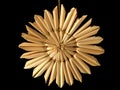 Straw Star Royalty Free Stock Photo