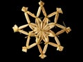 Straw Star Royalty Free Stock Photo