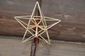 Straw star collection. Traditional handmade christmas decoration