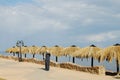 Straw Umbrellas - Dahab - Egypt