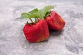 Strawberries on background