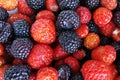 strawberries blackberries as very nice food background Royalty Free Stock Photo