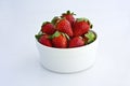 Strawberries in a Bowl Royalty Free Stock Photo