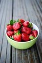 Strawberries bowl Royalty Free Stock Photo