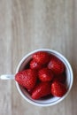 Strawberries in a Cup Royalty Free Stock Photo