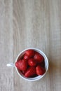 Strawberries in a Cup Royalty Free Stock Photo