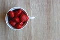 Strawberries in a Cup Royalty Free Stock Photo