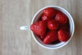 Strawberries in a Cup Royalty Free Stock Photo