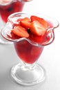 Strawberries dessert