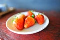 Strawberries from the freshest fresh garden. Royalty Free Stock Photo