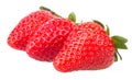 Strawberries fruits macro strawberry Royalty Free Stock Photo