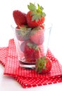 Strawberries in a glass