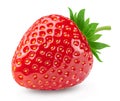 Strawberries isolated. Ripe sweet strawberries on a white. Royalty Free Stock Photo