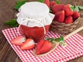 Strawberries Jam Royalty Free Stock Photo