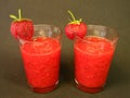 Strawberries juice Royalty Free Stock Photo