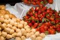 Strawberries and Lemon Puffs