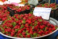 Strawberries at the market