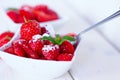 Strawberries with sugar