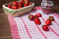 Strawberries on the tableclose
