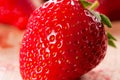 Strawberriy macro Royalty Free Stock Photo