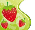 Strawberry background design