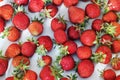 Strawberry. Background of strawberries. Tasty background