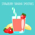 Strawberry banana smoothie recipe