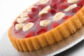 Strawberry banana torte