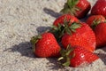 Strawberry on the beach