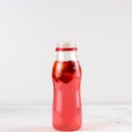 Strawberry beverage Royalty Free Stock Photo