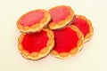 Strawberry biscuits Royalty Free Stock Photo