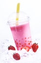 Strawberry Boba Tea