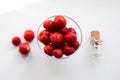 Strawberry in a Bowl Royalty Free Stock Photo