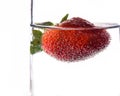 Strawberry and bubbles