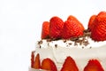 Strawberry cake Royalty Free Stock Photo