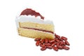 Strawberry Cake Shop White background