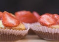 Strawberry cakes Royalty Free Stock Photo