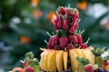 Strawberry, canape, luxury food for appetizer