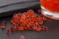 Strawberry caviar, molecular gastronomy