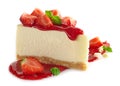 Strawberry cheesecake Royalty Free Stock Photo