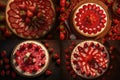 Strawberry Cheesecake, Cheesecake Pastry, Cream Cheese Dessert, Abstract Generative AI Illustration Royalty Free Stock Photo