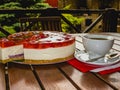 Strawberry cheesecake Royalty Free Stock Photo