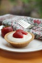Strawberry Cheesecake Tarts Royalty Free Stock Photo