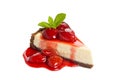 Strawberry cheesecake Royalty Free Stock Photo