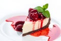 Strawberry cheesecake Royalty Free Stock Photo