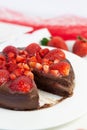 Strawberry Chocolate Cake